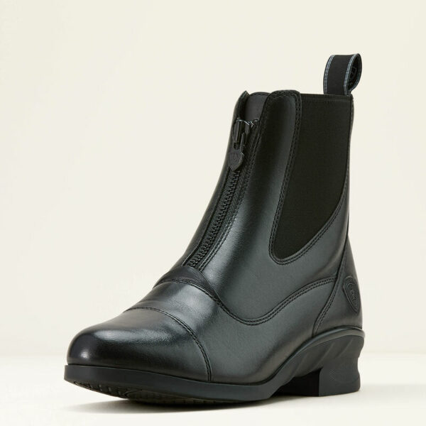 LADIES' HERITAGE ZIP PADDOCK BOOT IN BLACK BY ARIAT