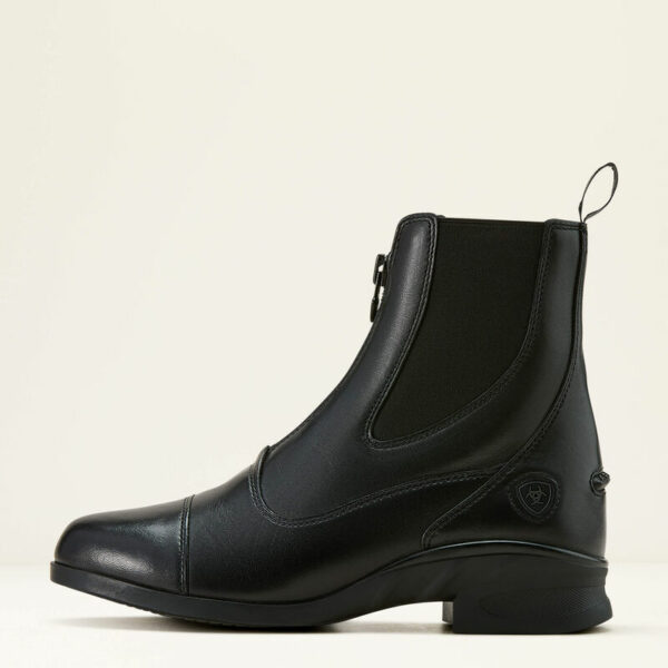 LADIES' HERITAGE ZIP PADDOCK BOOT IN BLACK BY ARIAT - Image 2
