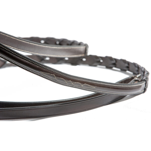 ELENA PONY HUNTER BRIDLE IN HAVANA BY NUNN FINER - Image 3