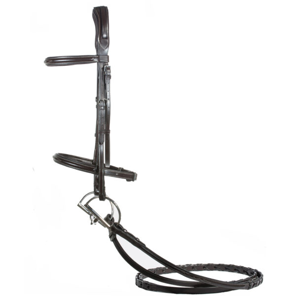 ELENA PONY HUNTER BRIDLE IN HAVANA BY NUNN FINER - Image 2